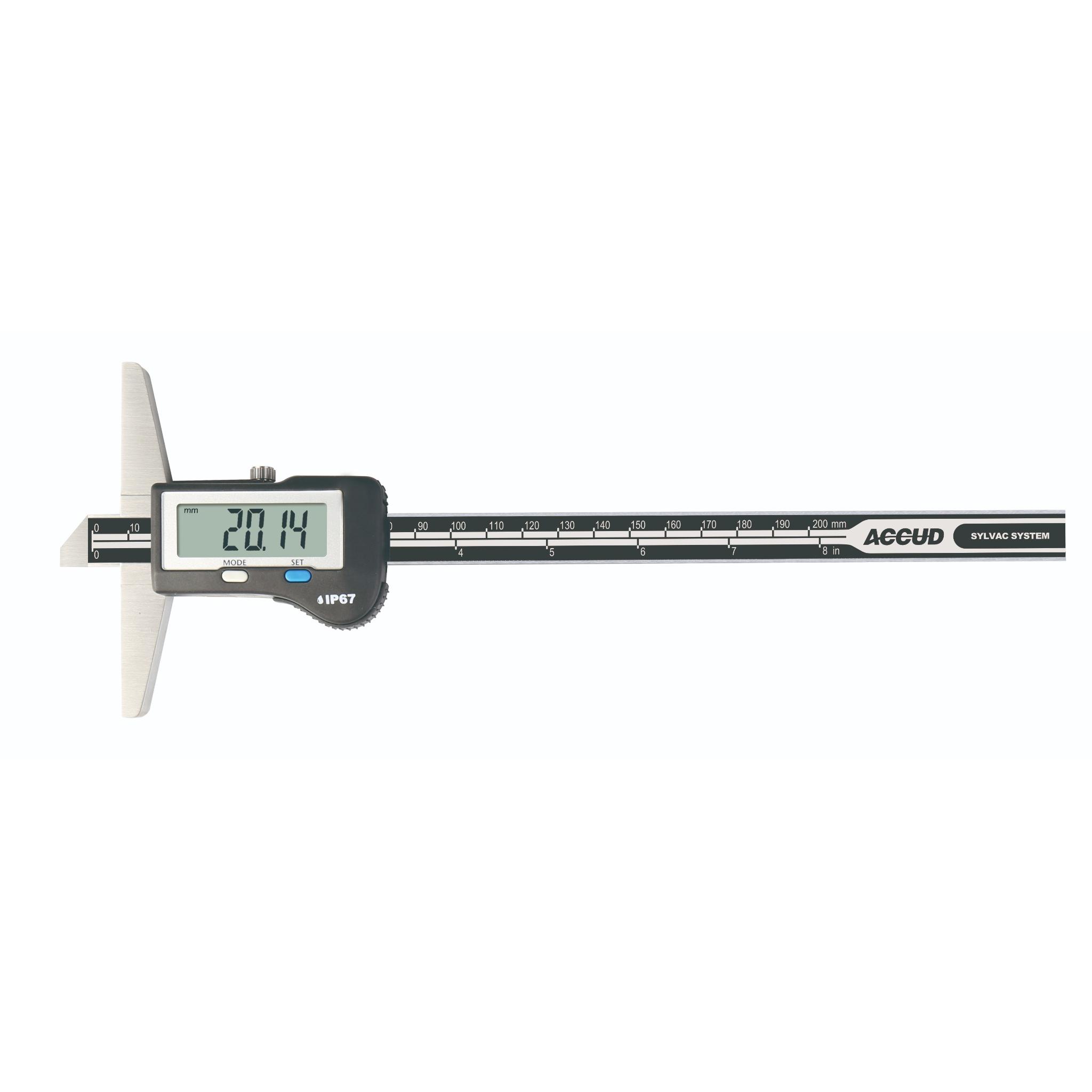 THƯỚC ĐO ĐỘ SÂU ĐIỆN TỬ IP67 ACCUD197-11